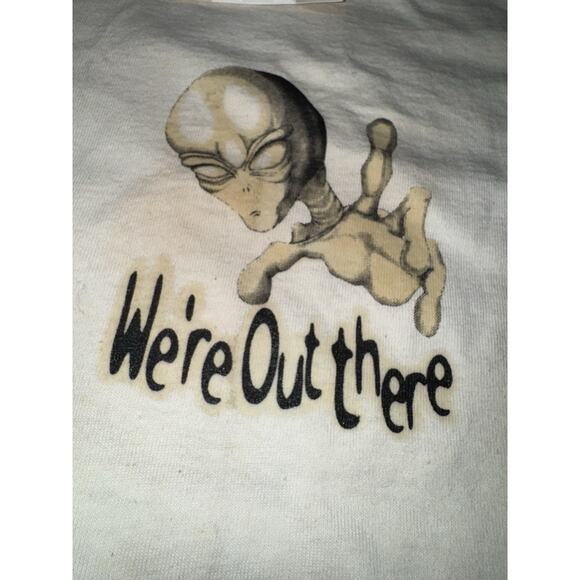 NWT~Vintage JAM Sun Active Alien “We’re Out There” Graphic T-Shirt Size Medium - Picture 2 of 9
